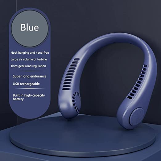 Portable Neck Fan, Hands Free Bladeless Fan