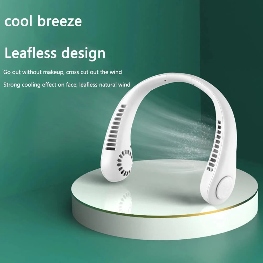 Portable Neck Fan, Hands Free Bladeless Fan